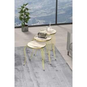 USLUCAN ALIŞVERİŞ ZİGON SEHPA LÜKENS GOLD EFES