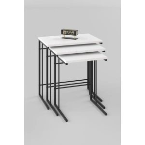 USLUCAN ALIŞVERİŞ ZİGON SEHPA SOLO BEYAZ