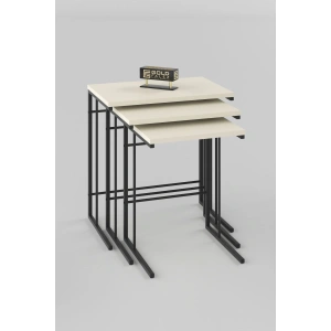 USLUCAN ALIŞVERİŞ ZİGON SEHPA SOLO KREM