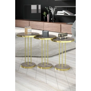 USLUCAN ALIŞVERİŞ ZİGON SEHPA TERRA GOLD GORDİON