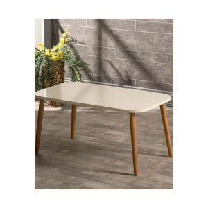 USLUCAN ALIŞVERİŞ Zigon Sehpa Ve Orta Sehpa Kr Torna Krem Set 3008