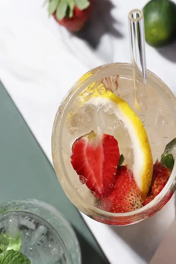 4lü Bambu Kapaklı Pipetli Cool Lime Bardak Seti Borosilikat Cam Pinterest Sunum Bardak Hediyelik