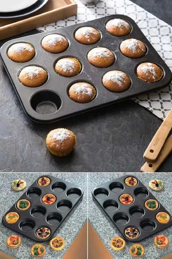 Cupcake Muffin Kalıbı Kek Kapsülü Muffin Kalıbı Çörek Browni Kek Kapsülü 12 Fincan Fırın Tepsisi