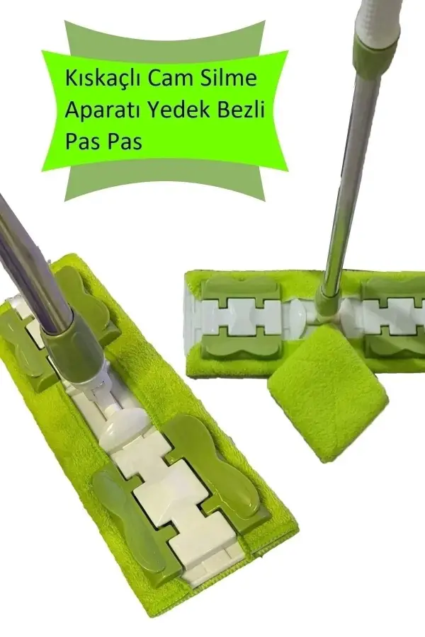 Sihirli Teleskobik Mop Multi Fonksiyonel Ayarlanır Mikrofiber Mop Paspas Cam Ev Bakım Temizlik Seti