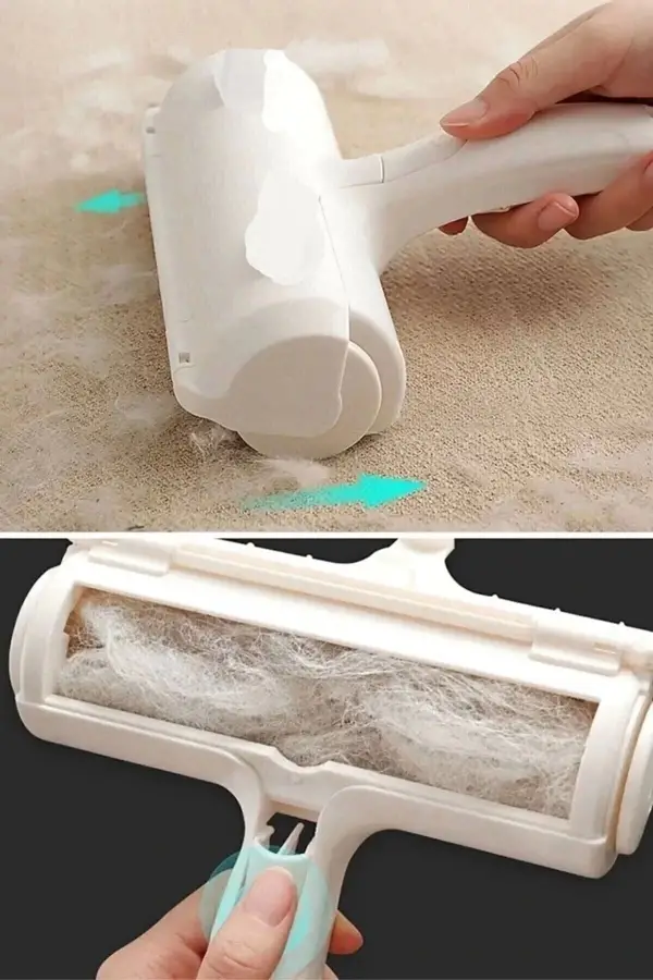 Pratik Çok Yönlü Kedi Fırçası Tiftik Tüy Toplayıcı Kedi Köpek Evcil Hayvan Tuşlu Rulo Tüy Toplayıcı