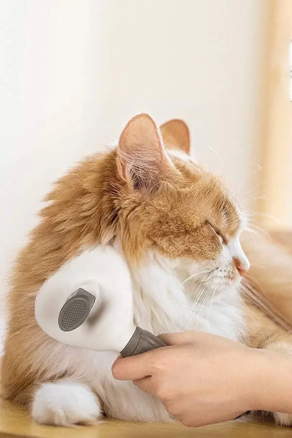 Kedi Fırça Ve Tarağı Otomatik Temizlenen Tuşlu Evcil Hayvan Köpek Kıl Tüy Toplayıcı Pembe Tarak