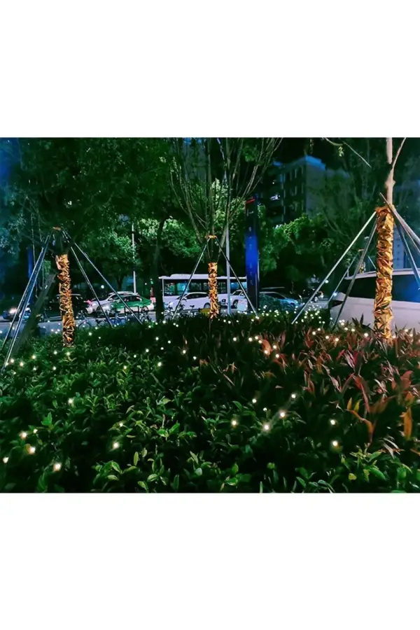 Güneş Enerjili Solar 6 Ledli Bahçe Balkon Peyzaj Teras Süs Lambası Aydınlatması