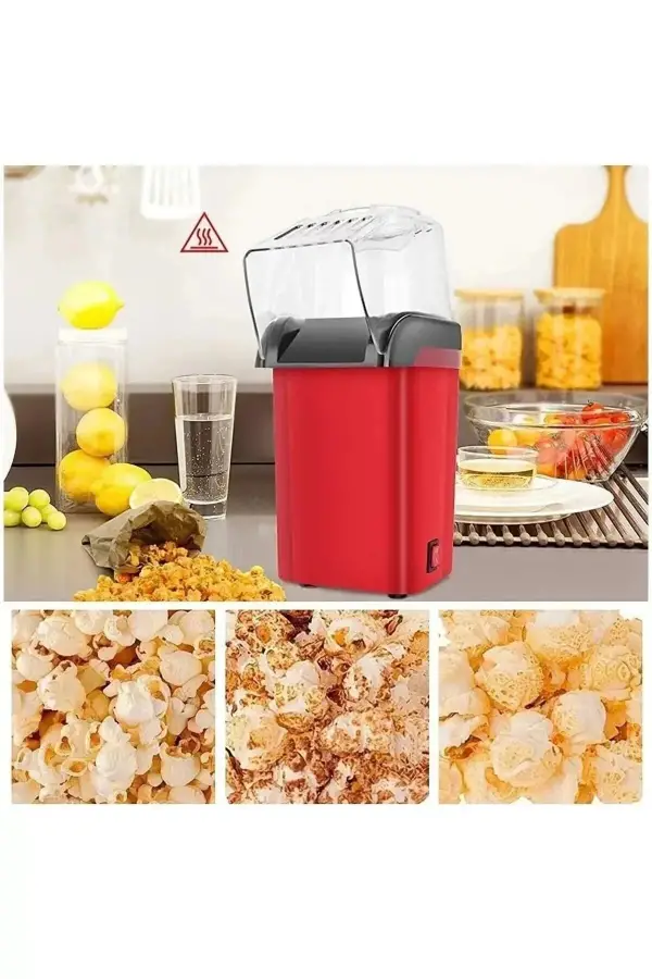Popcorn Mısır Patlatma Makinesi Yağsız Mısır Patlatma Makinası