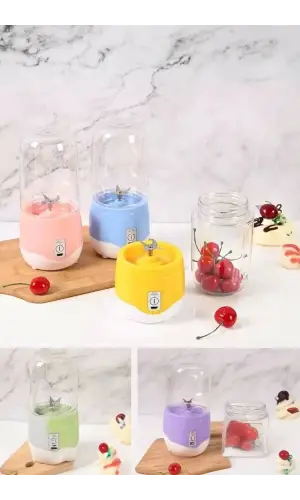 Smothie Kişisel Blender 304 Çelik Bıçak Tritan Plastik Sızdırmaz Kapak Ergonomik Tasarım