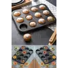Cupcake Muffin Kalıbı Kek Kapsülü Muffin Kalıbı Çörek Browni Kek Kapsülü 12 Fincan Fırın Tepsisi