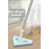 60° Döner Başlıklı 3Gen Mop Temizlik Seti Cam Silme Duvar Tavan Fayans Parke Temizleyici Paspas