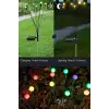 6 Ledli Solar Bahçe Işıkları Renkli Dış Mekan Peyzaj Bahçe Çiti Güneş Enerjili Süs Lambalar