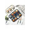 Cupcake Muffin 12li Kek Kalıbı Yanmaz Yapışmaz Fırın Tepsisi Paslanmaz Dayanıklı Siyah