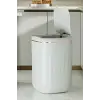 Baysa Akıllı Teknolojik Çöp Kutusu Otomatik Aç Kapat Sensörlü Mutfak Banyo Ev 20L Beyaz-Siyah