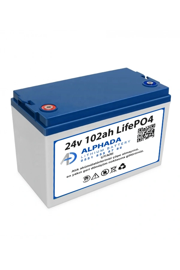 24V 102Ah LiFePO4 Transpalet Aküsü