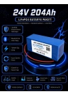 24V 204Ah Akıllı Bluetooth BMSli LiFePO4 Transpalet Aküsü