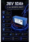 36V 10Ah Li-ion Elektrikli Bisiklet Bataryası