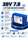 36V 7.6 Ah Lityum-İyon Batarya