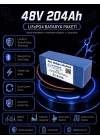 48V 204Ah Akıllı Bluetooth BMSli LiFePO4 Solar Akü