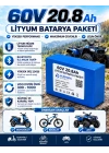 60V 20.8 Ah Lityum-İyon Batarya