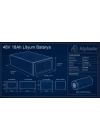 48V 18Ah Akıllı Bluetooth BMSli LiFePO4 Elektrikli Motosiklet Aküsü
