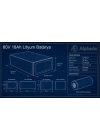 60V 18Ah Akıllı Bluetooth BMSli LiFePO4 Elektrikli Motosiklet Aküsü