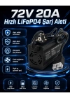72V 20A Hızlı LiFePO4 Şarj Aleti