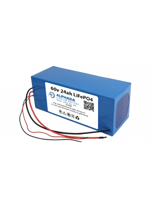 60V 24Ah Akıllı Bluetooth BMSli LiFePO4 Elektrikli Motosiklet Aküsü