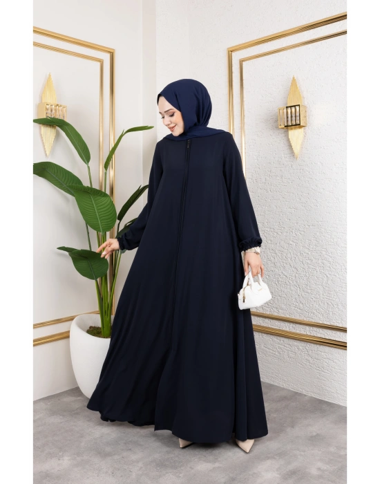 Medine Ipeği Mevlana Feracce (LACİVERT)