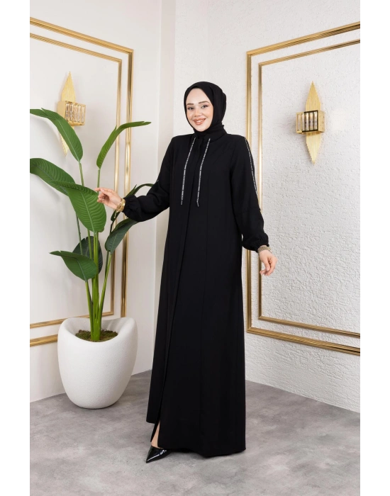 Fashion Şerit Detaylı Spor Feracce
