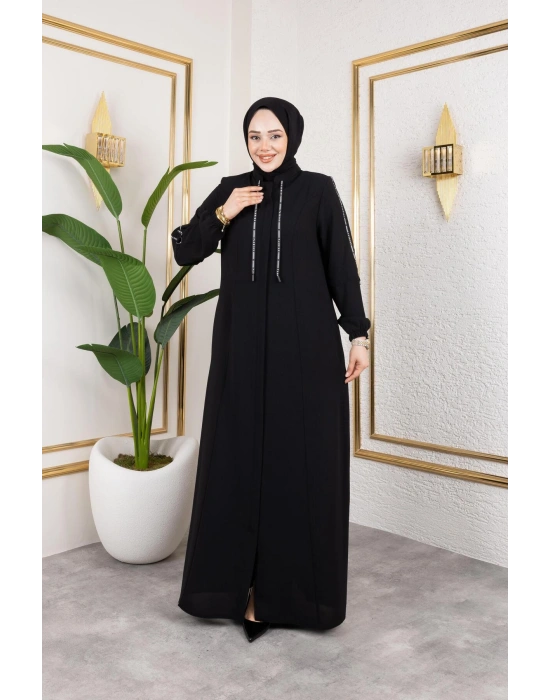 Fashion Şerit Detaylı Spor Feracce