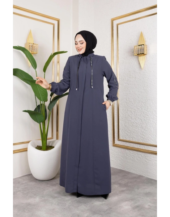Fashion Şerit Detaylı Spor Feracce