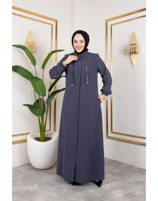 Fashion Şerit Detaylı Spor Feracce