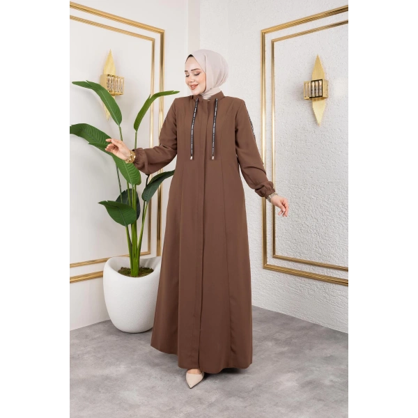 Fashion Şerit Detaylı Spor Feracce