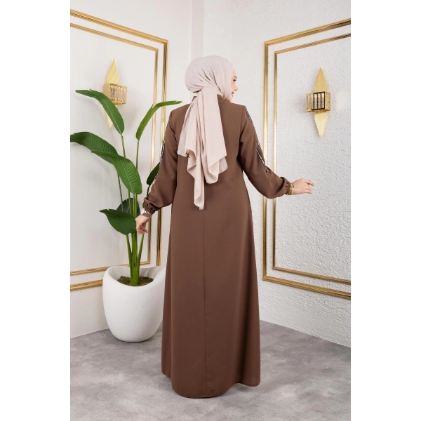 Fashion Şerit Detaylı Spor Feracce