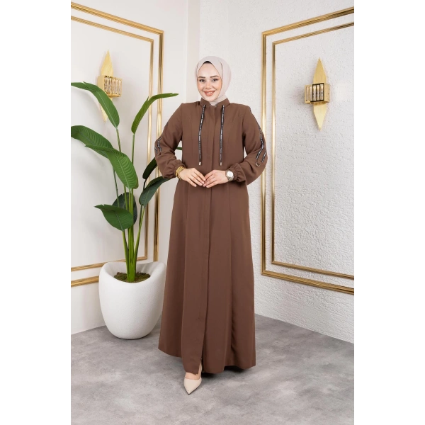 Fashion Şerit Detaylı Spor Feracce