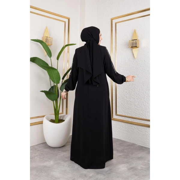 Fashion Şerit Detaylı Spor Feracce