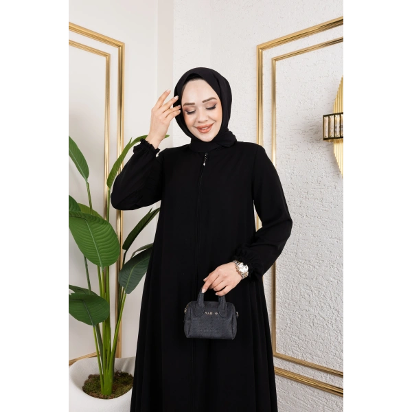 Medine Ipeği Mevlana Feracce (SİYAH)