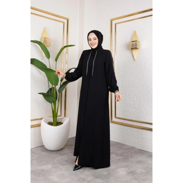 Fashion Şerit Detaylı Spor Feracce