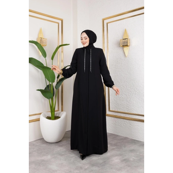 Fashion Şerit Detaylı Spor Feracce