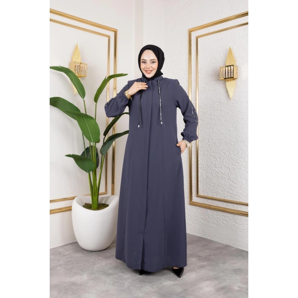 Fashion Şerit Detaylı Spor Feracce