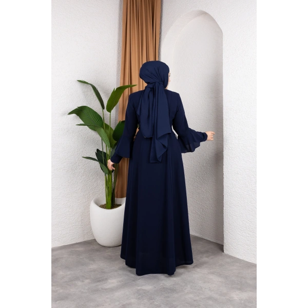 Volan Kol Detaylı Yarım Mevlana Feracce