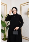 Medine Ipeği Mevlana Feracce (SİYAH)