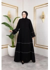 Medine Ipeği Biyeli Ahsen Feracce (SİYAH)