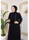Fashion Şerit Detaylı Spor Feracce