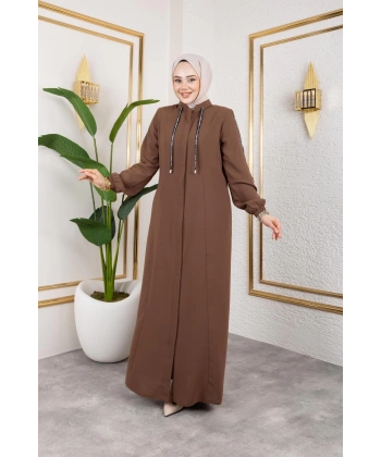 Fashion Şerit Detaylı Spor Feracce