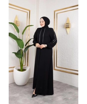 Fashion Şerit Detaylı Spor Feracce