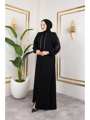 Fashion Şerit Detaylı Spor Feracce