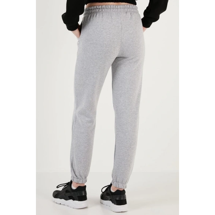 3 iplik şardonlu paça lastikli eşofman gri is001