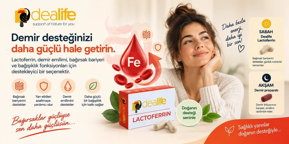 Demir Eksikliğinde Lactoferrin Desteği